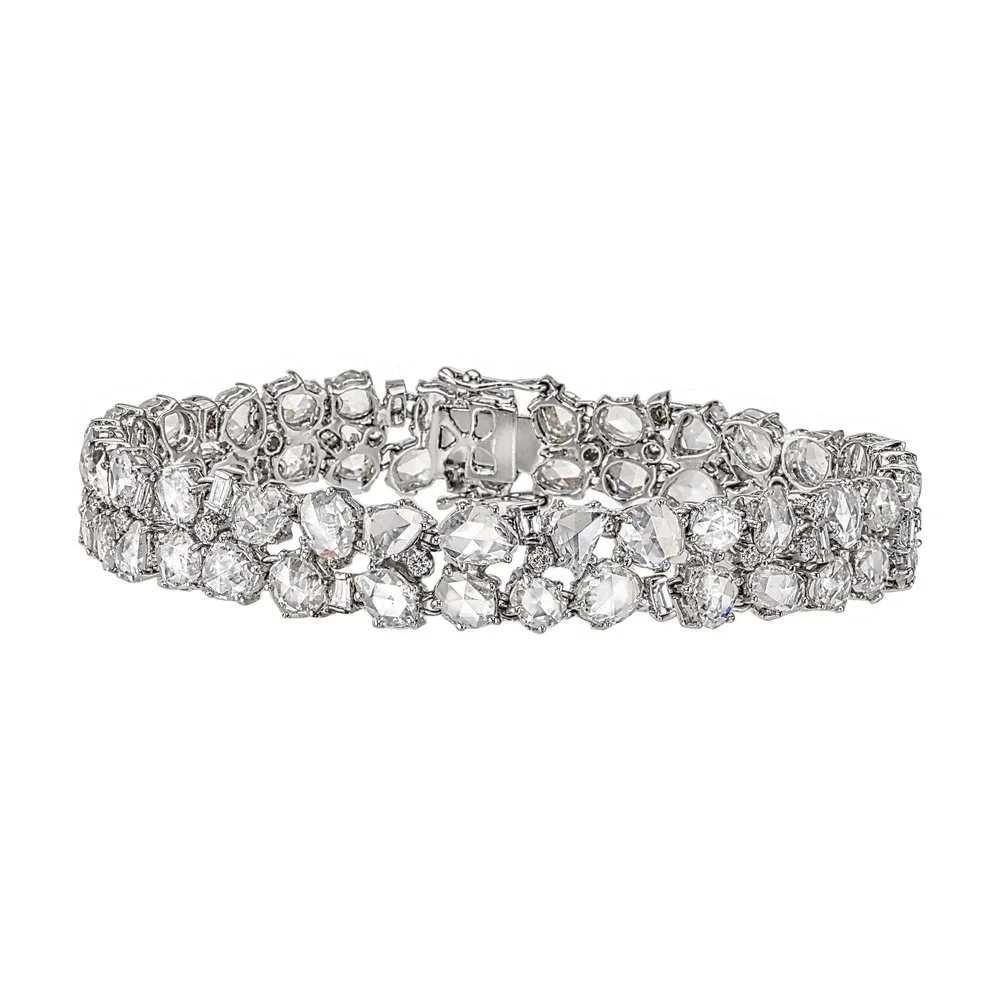 Diamond Rose Cut Bracelet — Ashley Morgan Designs